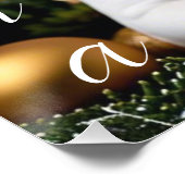 Custom Christmas Dog Making Memories Perfect Poster (Hoek)