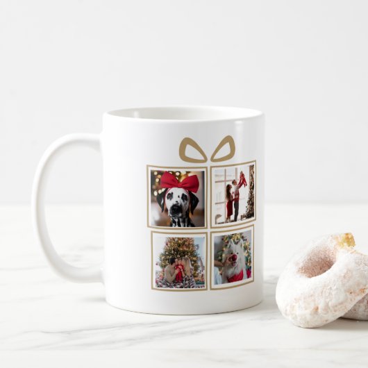 Custom Christmas Gift Box Design Koffiemok (Met donut)