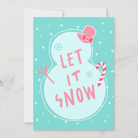 Custom Christmas Greeting Card with Photo Feestdagenkaart (Voorkant)