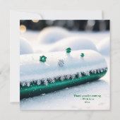 Custom Christmas Kaart (Achterkant)