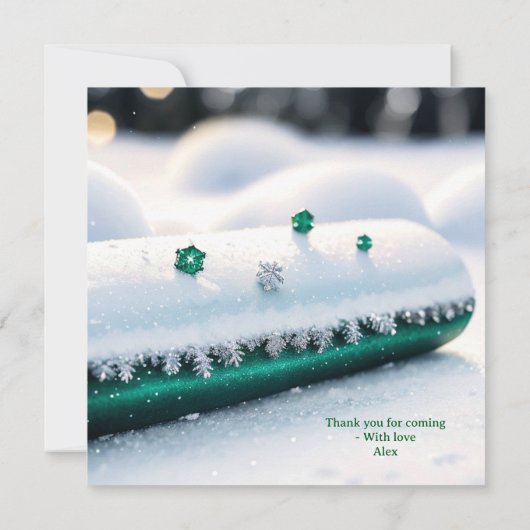 Custom Christmas Kaart (Achterkant)