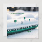 Custom Christmas Kaart (Voorkant)