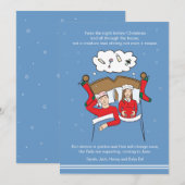 CUSTOM Christmas Kaart zwangerschapsaankondiging (Voorkant / Achterkant)