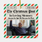 Custom Christmas Memorial Gift, In Loving Memory Keramisch Ornament (Voorkant)