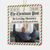 Custom Christmas Memorial Gift, In Loving Memory Keramisch Ornament (Links)