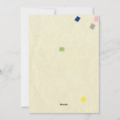 Custom Christmas Minimal Japanese Calligrapy  Feestdagenkaart (Achterkant)