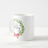 Custom Christmas Mug for Coworker, Bulk Family Mug Koffiemok (Voorkant links)