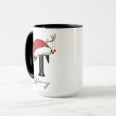 Custom Christmas Mug for Family or Office Staff Mok (Voorkant links)