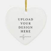 Custom Christmas Ornament - Upload your Photo (Voorkant)