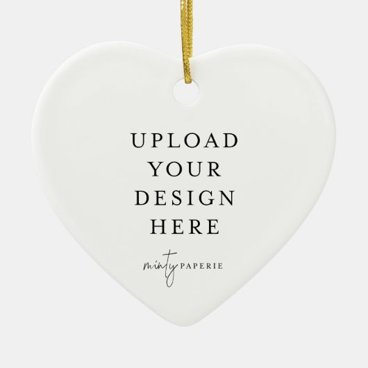 Custom Christmas Ornament - Upload your Photo (Voorkant)