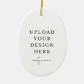 Custom Christmas Ornament - Upload your Photo (Voorkant)