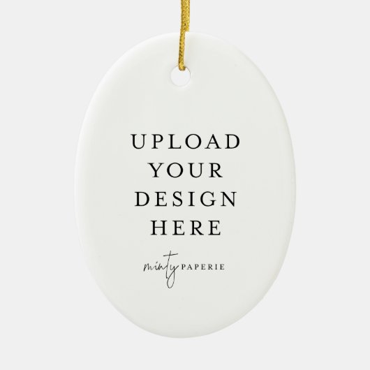 Custom Christmas Ornament - Upload your Photo (Voorkant)