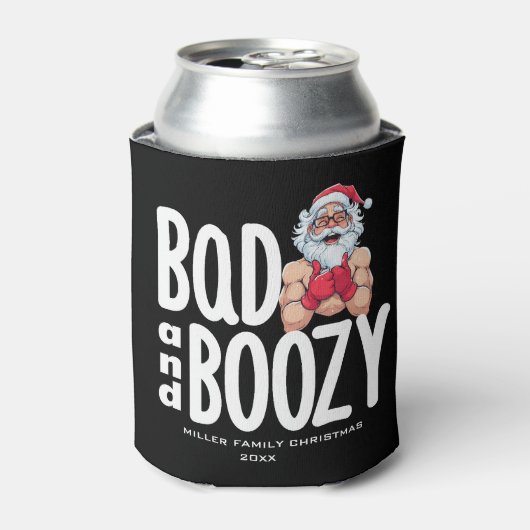 Custom Christmas Party Beer Cooler - Personalized  (Blikje Voorkant)