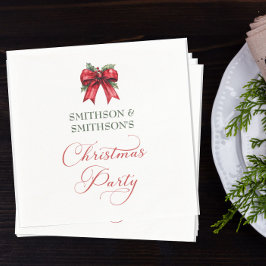 Custom Christmas Party Papier servet