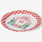 Custom Christmas Party Plates Papieren Bordje (Gekanteld)