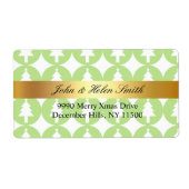 Custom Christmas TREE green Laura Etiket (Voorkant)