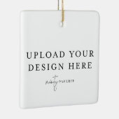 Custom Christmas Tree Ornament - Upload your Photo (Rechts)