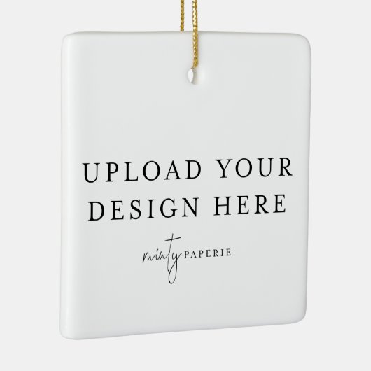 Custom Christmas Tree Ornament - Upload your Photo (Rechts)