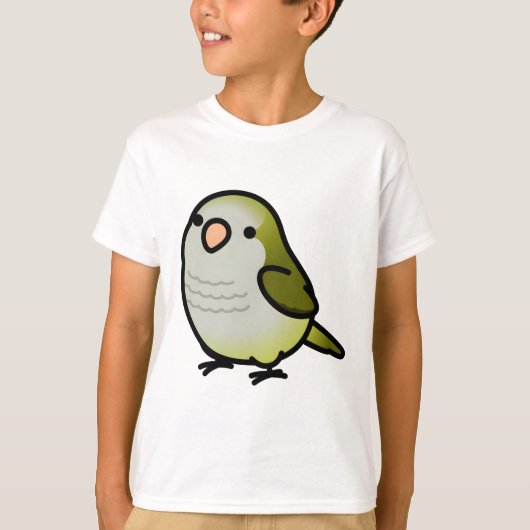 CUSTOM Chubby Donkergroene Quaker T-shirt (Voorkant)