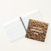 Custom Chunky Chocolate Custom Text Notitieboek (Binnen)