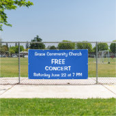 Custom Church Concert Banner (Insitu)