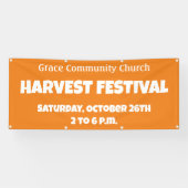 Custom Church Harvest Festival Banner (Horizontaal)