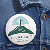 Custom Church Logo Branded Button