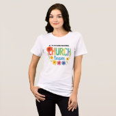 Custom Church Team - Flowers and Colors Tri-Blend Shirt (Voorkant volledig)