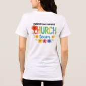 Custom Church Team - Flowers and Colors Tri-Blend Shirt (Achterkant)