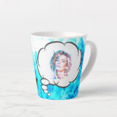 Custom ♥ CIAO BELLA ♥ Cherub Angels Latte Mok (Rechterhoek)