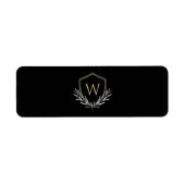 Custom Cigar Band with Monogram Crest Etiket (Voorkant)