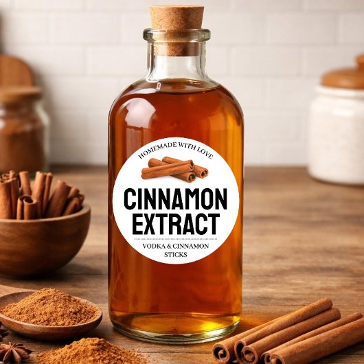 Custom Cinnamon Extract label CN101rd