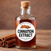 Custom Cinnamon Extract label CN101rd