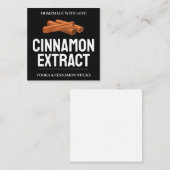 Custom Cinnamon Extract label VE011_01sqv2 (Voorkant / Achterkant)