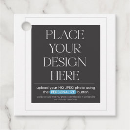 Custom Circle en Square Label