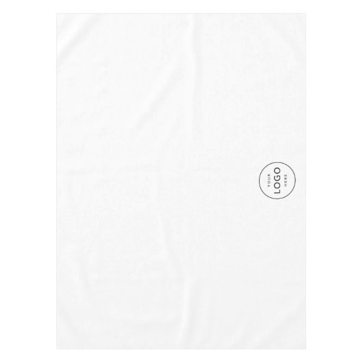 Custom Circle Logo Company Business Restaurant Tafelkleed (Voorkant)