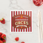 Custom Circus Stripe –  familienaam Servet (Insitu)