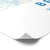 Custom City Map Beijing China Wall Art Poster (Hoek)