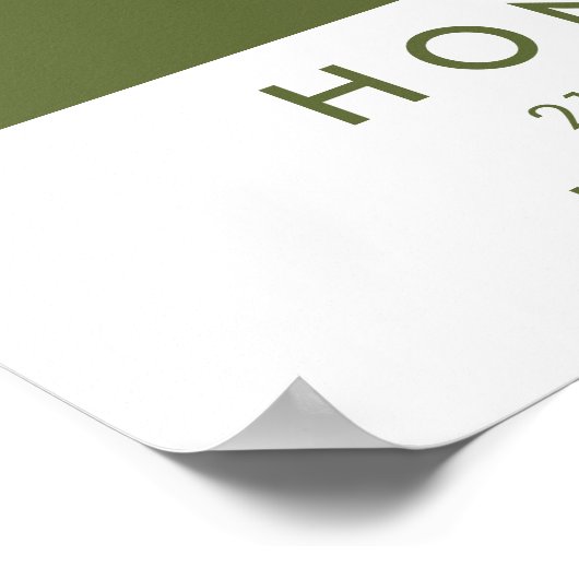 Custom City Map Honolulu Hawaii Wall Art Poster (Hoek)