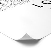 Custom City Map London Wall Art Poster (Hoek)
