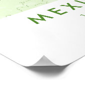 Custom City Map Mexico Wall Art Poster (Hoek)