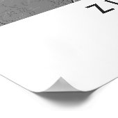 Custom City Map Zurich Switzerland Wall Art Poster (Hoek)