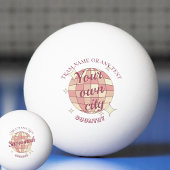 Custom City tafeltennisclub Ping Pong Balls Pingpongbal