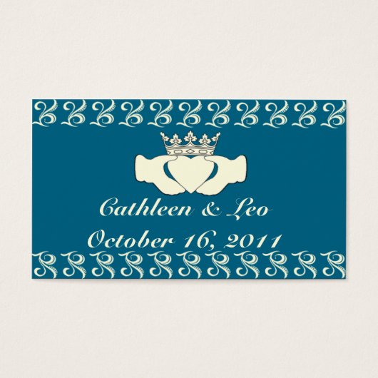 Custom Claddagh Visitekaartje (Voorkant)
