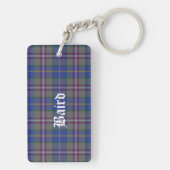 Custom Clan Baird Tartan Pset Sleutelhanger (achterkant)