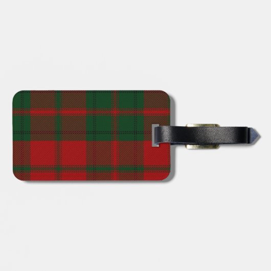 Custom Clan Drummond Tartan Pset Bagagelabel (Achterkant horizontaal)