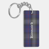 Custom Clan Kinnaird Tartan Pset Sleutelhanger (Voorkant Links)