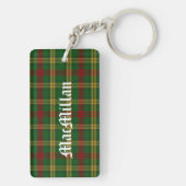 Custom Clan MacMillan Tartan Plaid Sleutelhanger (achterkant)