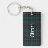 Custom Clan Murray Tartan Plaid Sleutelhanger (Voorkant)