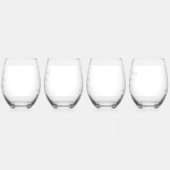 Custom Class of 2026 Graduation Drinkware Set Wijnglas Zonder Voet (Links)